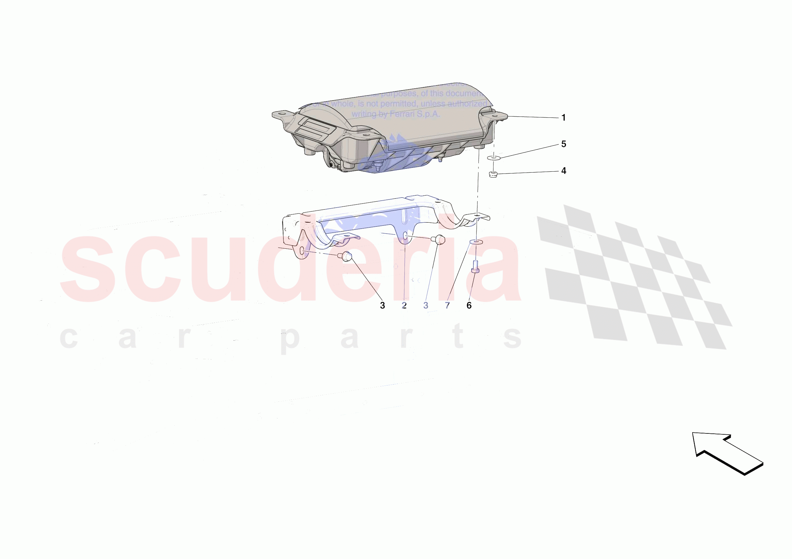 DASHBOARD - PASSENGER AIRBAG of Ferrari Ferrari Roma Spider Europe RH