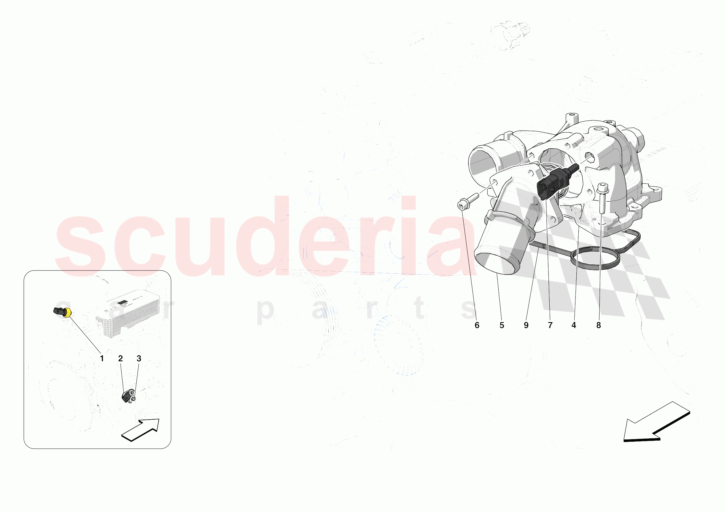ENGINE TEMPERATURE AND PRESSURE REGULATORS of Ferrari Ferrari Roma Spider USA