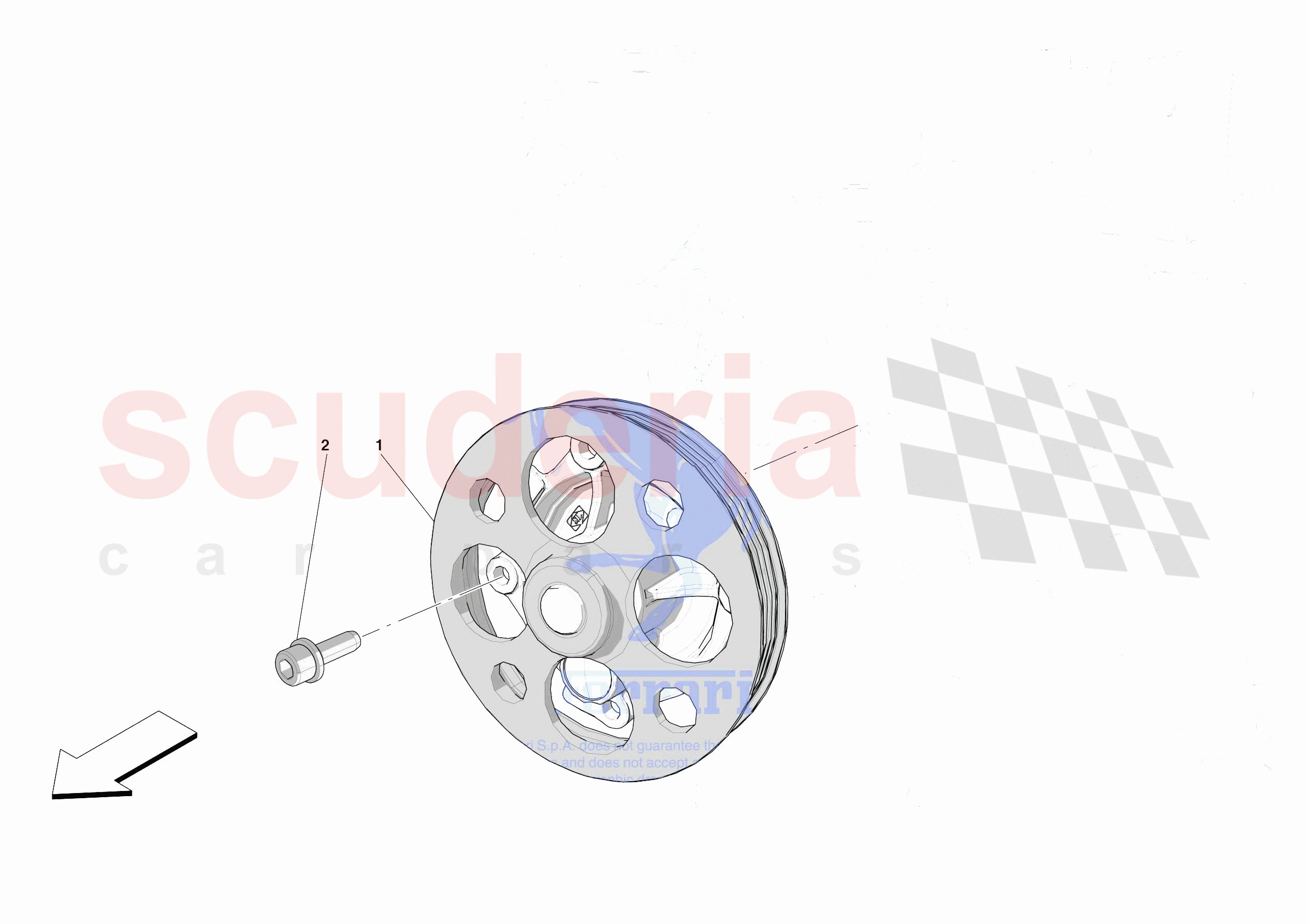 ENGINE COOLING SYSTEM PUMP of Ferrari Ferrari SF90 Spider Europe