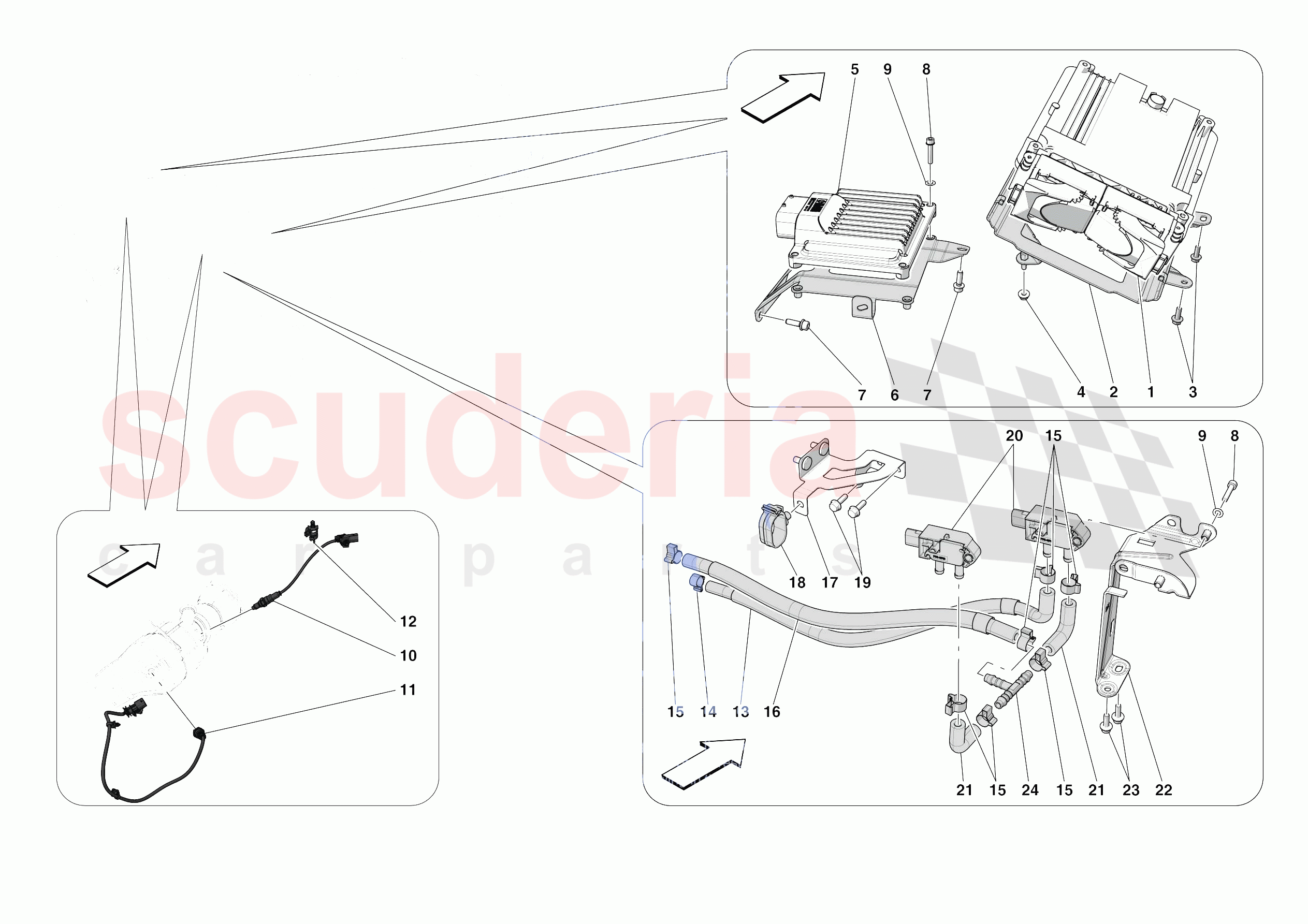 ENGINE INJECTION CONTROL of Ferrari Ferrari SF90 Spider USA