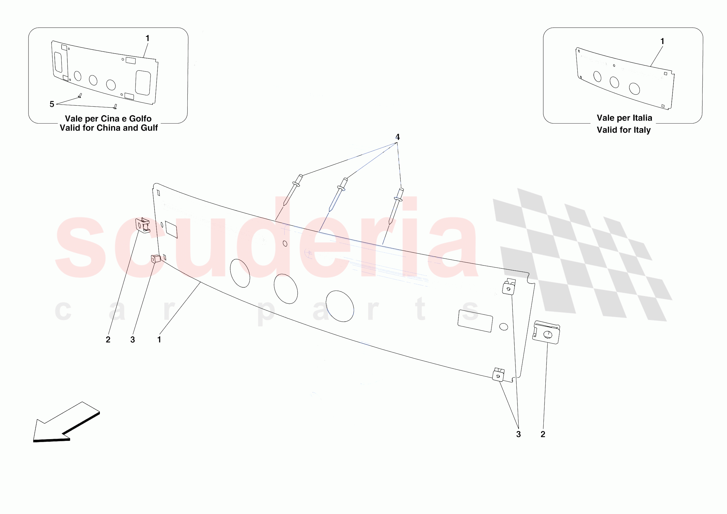 INSTALLING FRONT LICENCE PLATE of Ferrari Ferrari SF90 Stradale Europe