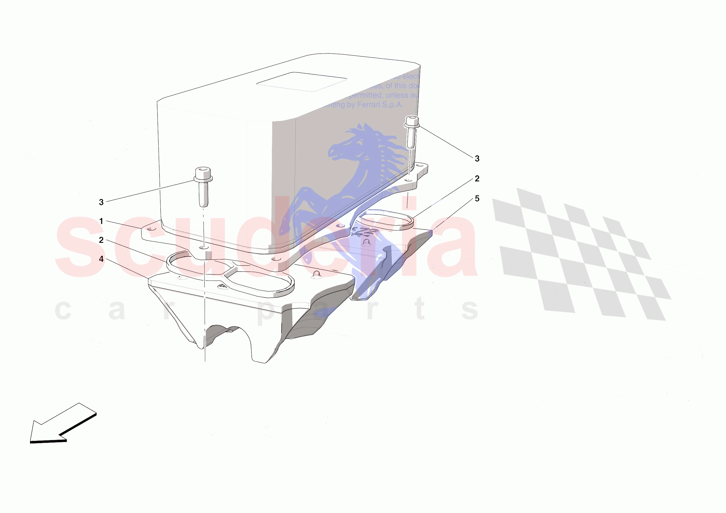 ENGINE HEAT EXCHANGER of Ferrari Ferrari SF90 Stradale Europe RH