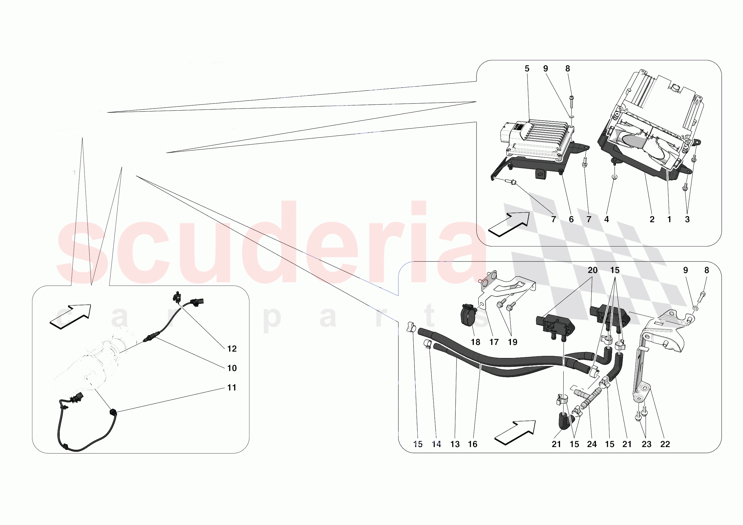 ENGINE INJECTION CONTROL of Ferrari Ferrari SF90 Stradale Europe RH