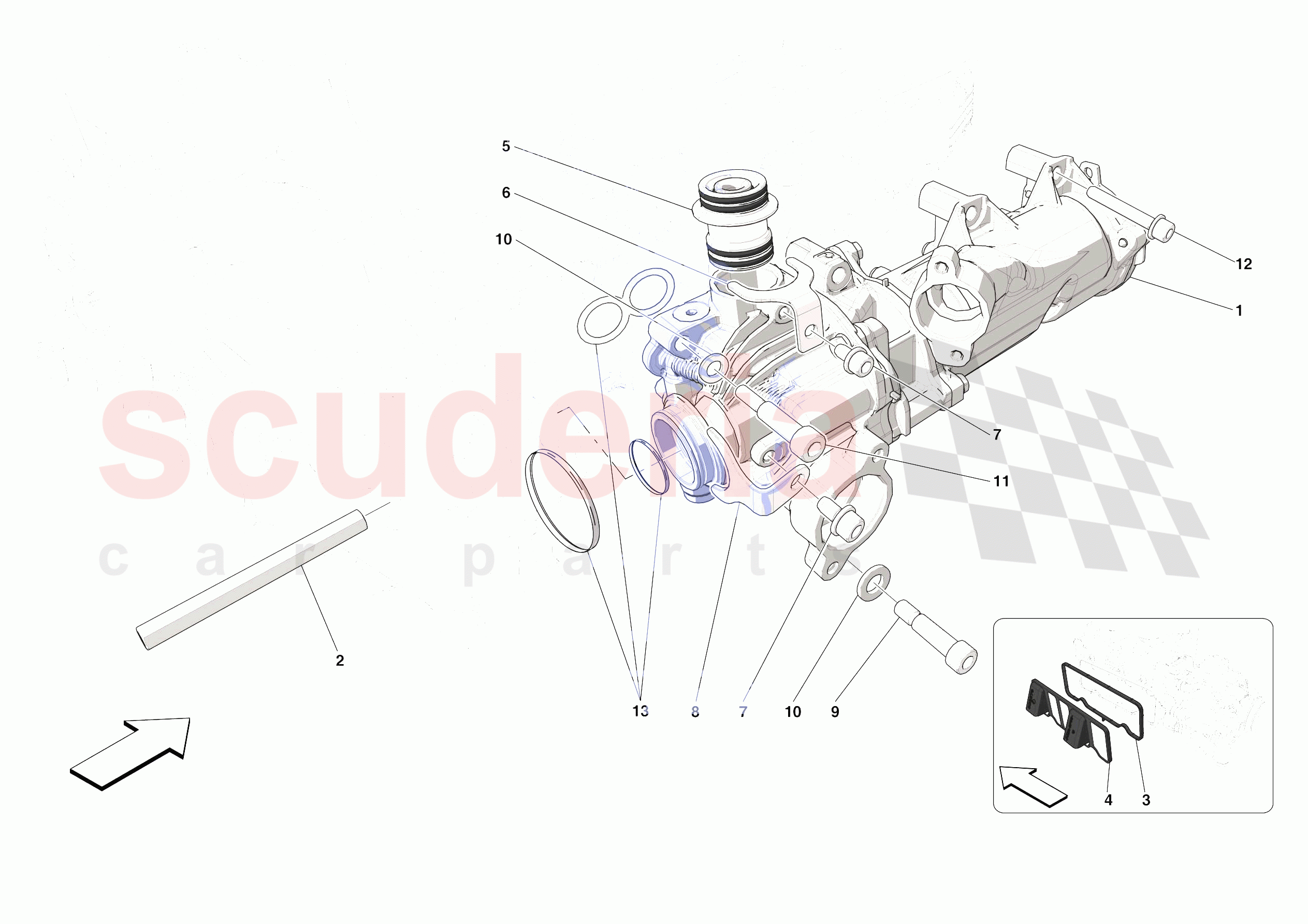 ENGINE OIL PUMP of Ferrari Ferrari SF90 Stradale USA