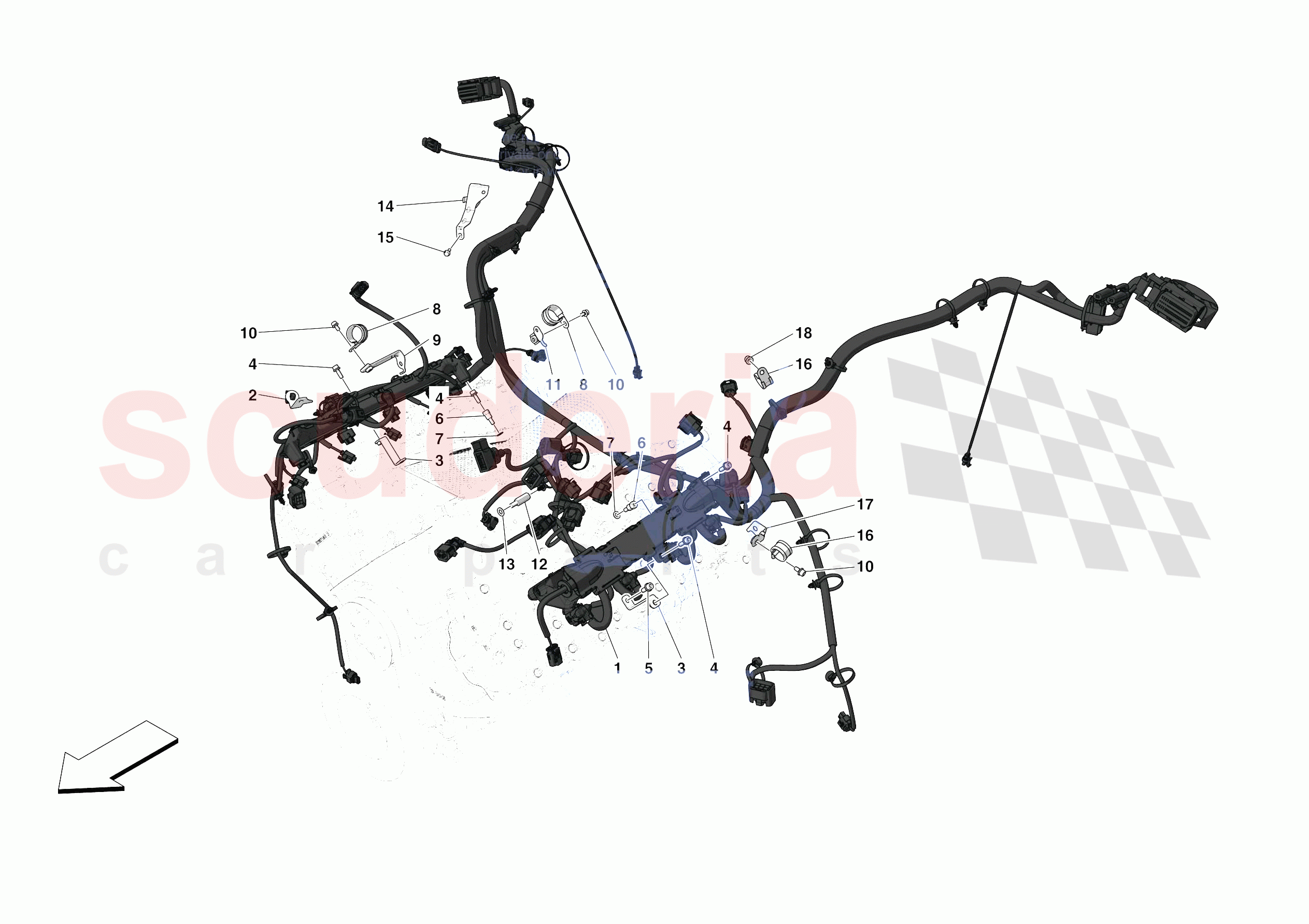 ENGINE ELECTRICAL SYSTEM of Ferrari Ferrari SF90 Stradale USA