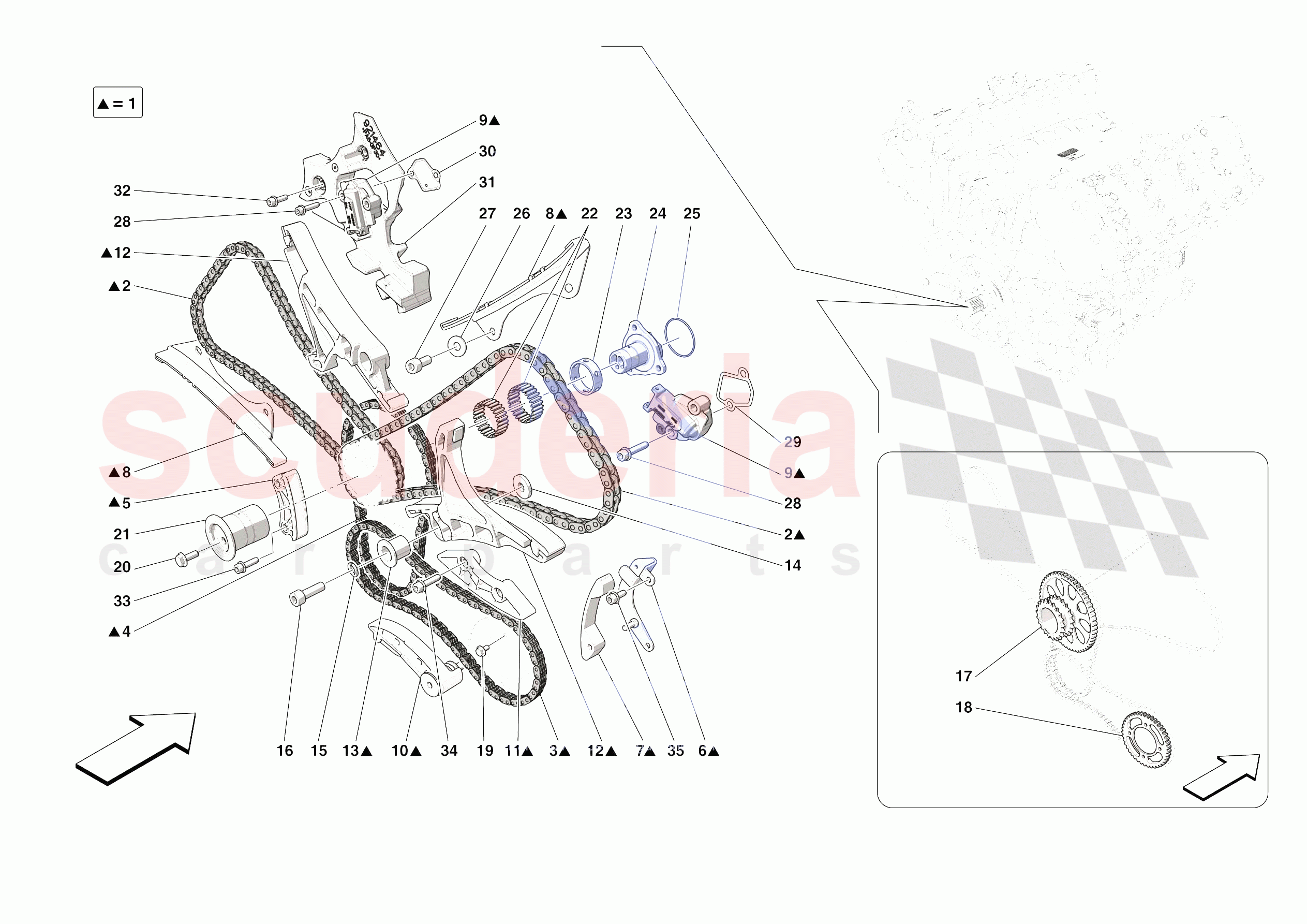 TIMING SYSTEM DRIVE of Ferrari Ferrari SF90 XX Spider Europe