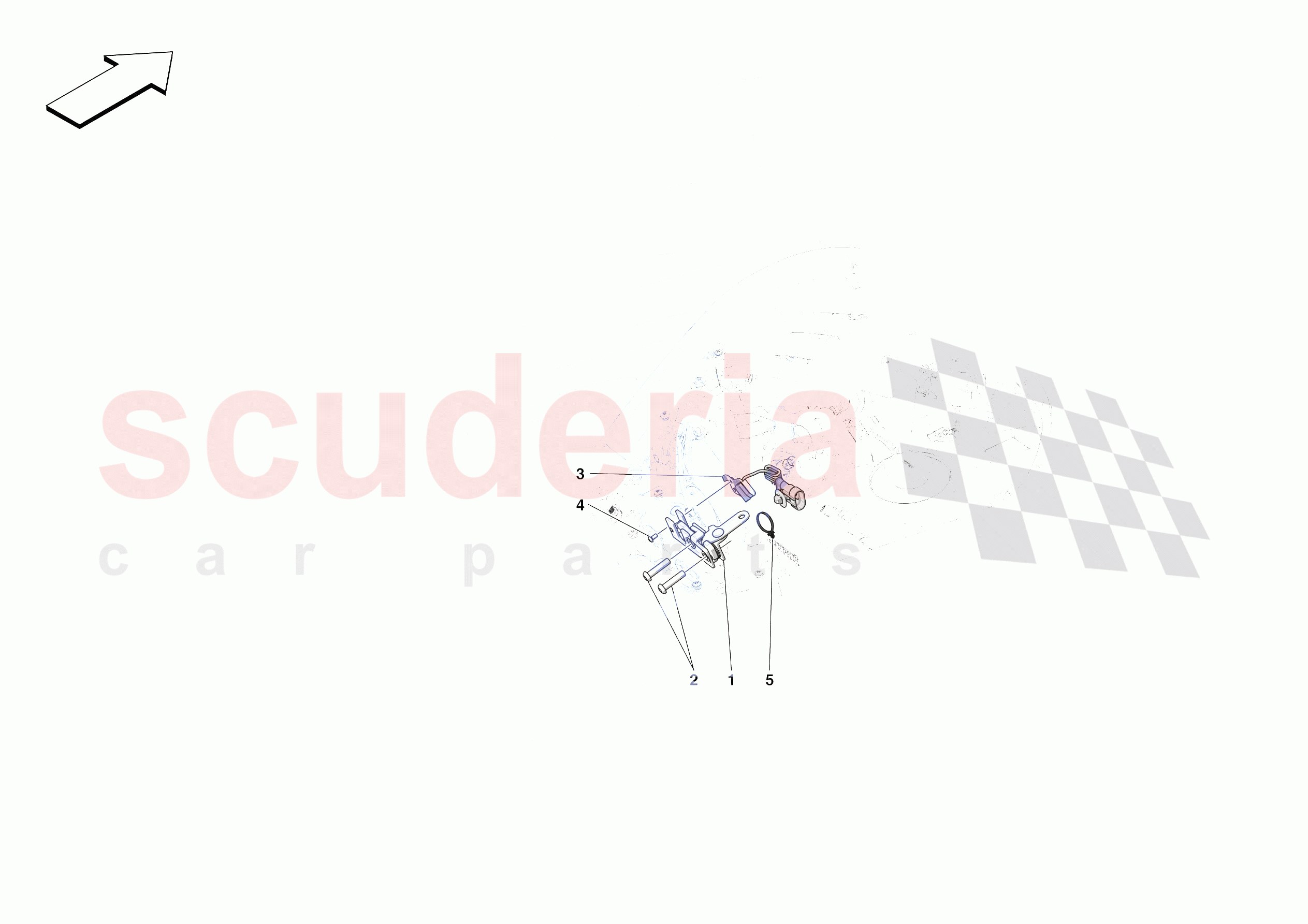 REAR LID LOCK of Ferrari Ferrari SF90 XX Spider Europe