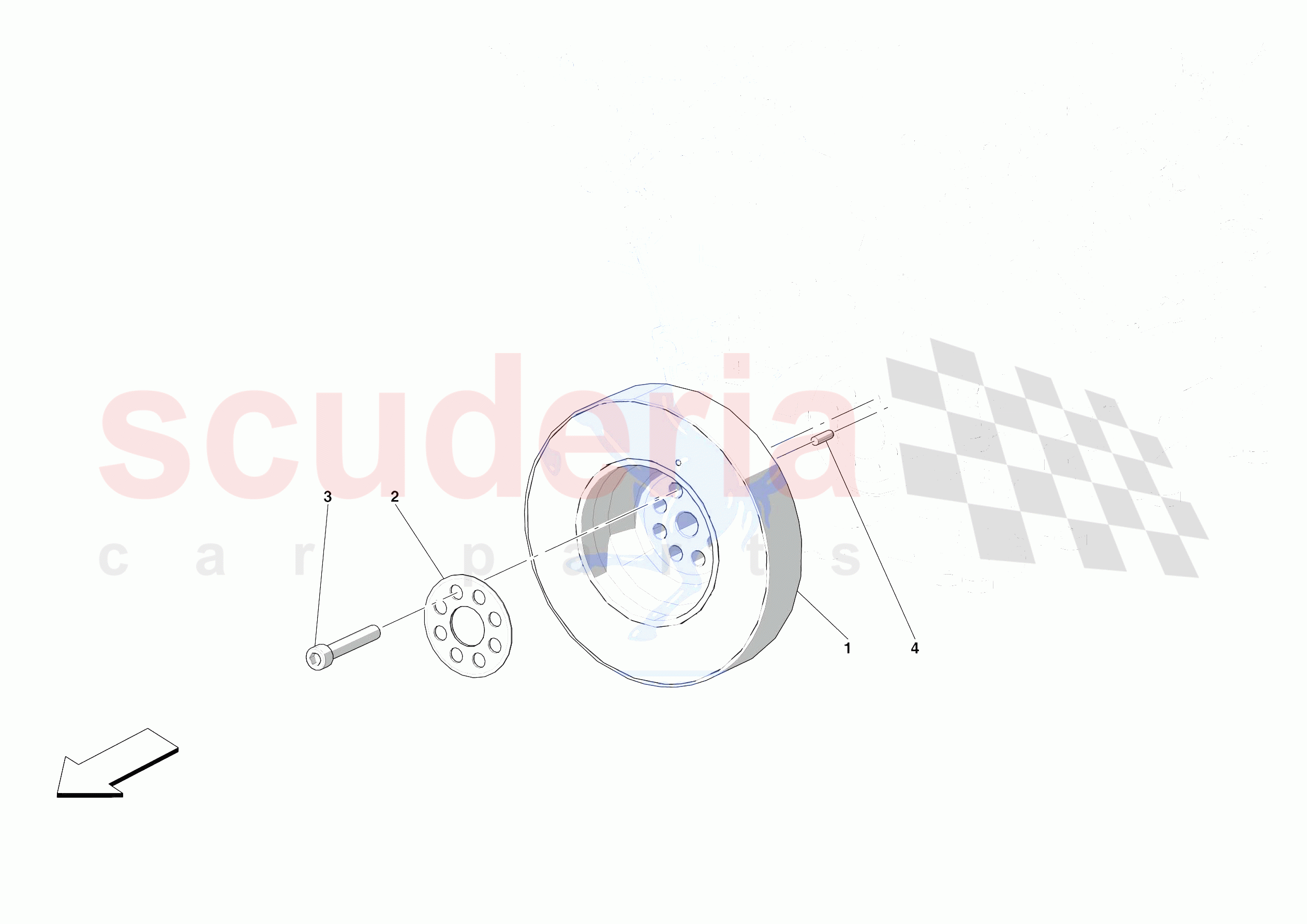 TORSION DAMPER of Ferrari Ferrari SF90 XX Spider Europe RH