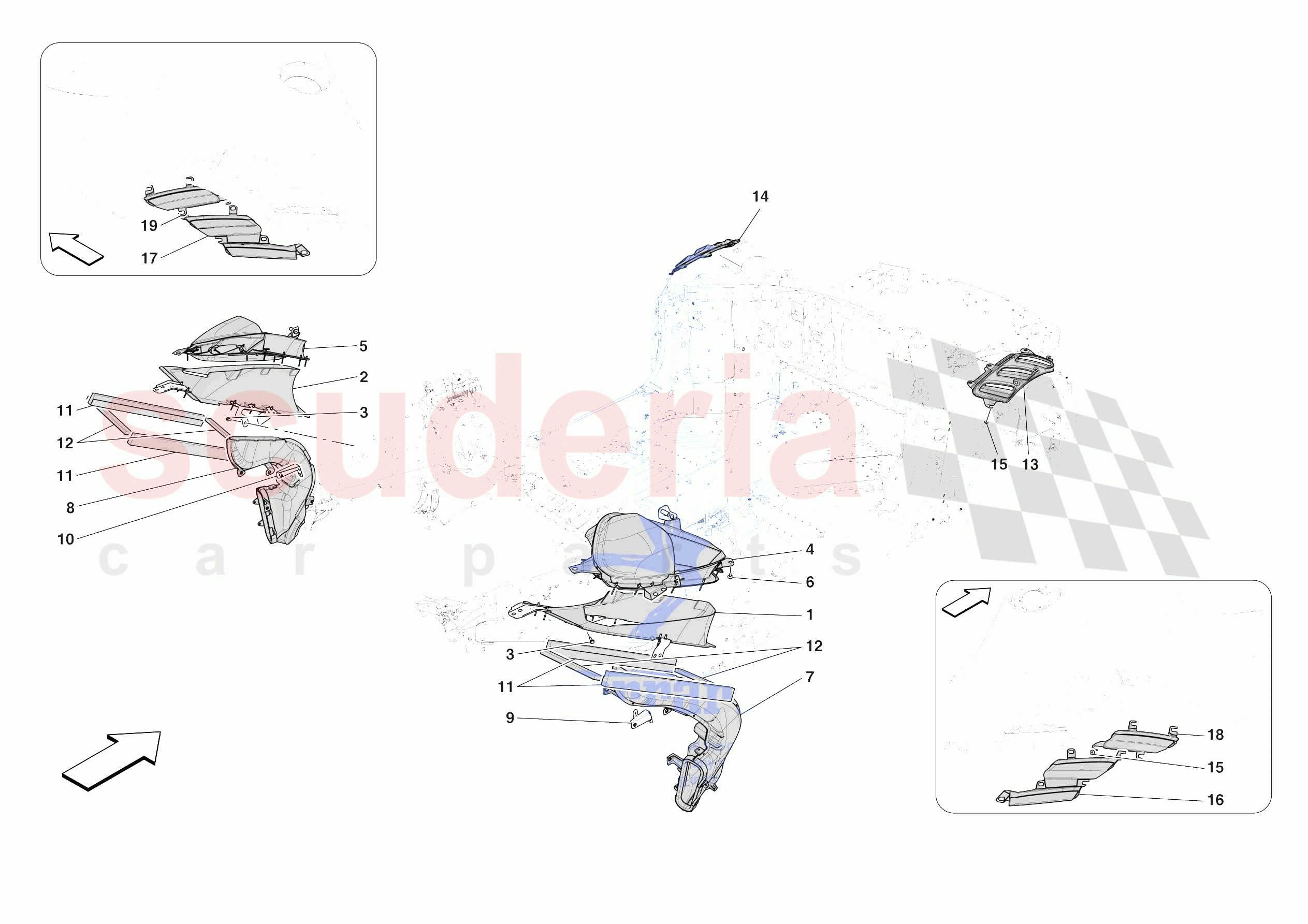 LATERAL AIR INTAKES of Ferrari Ferrari SF90 XX Spider Europe RH