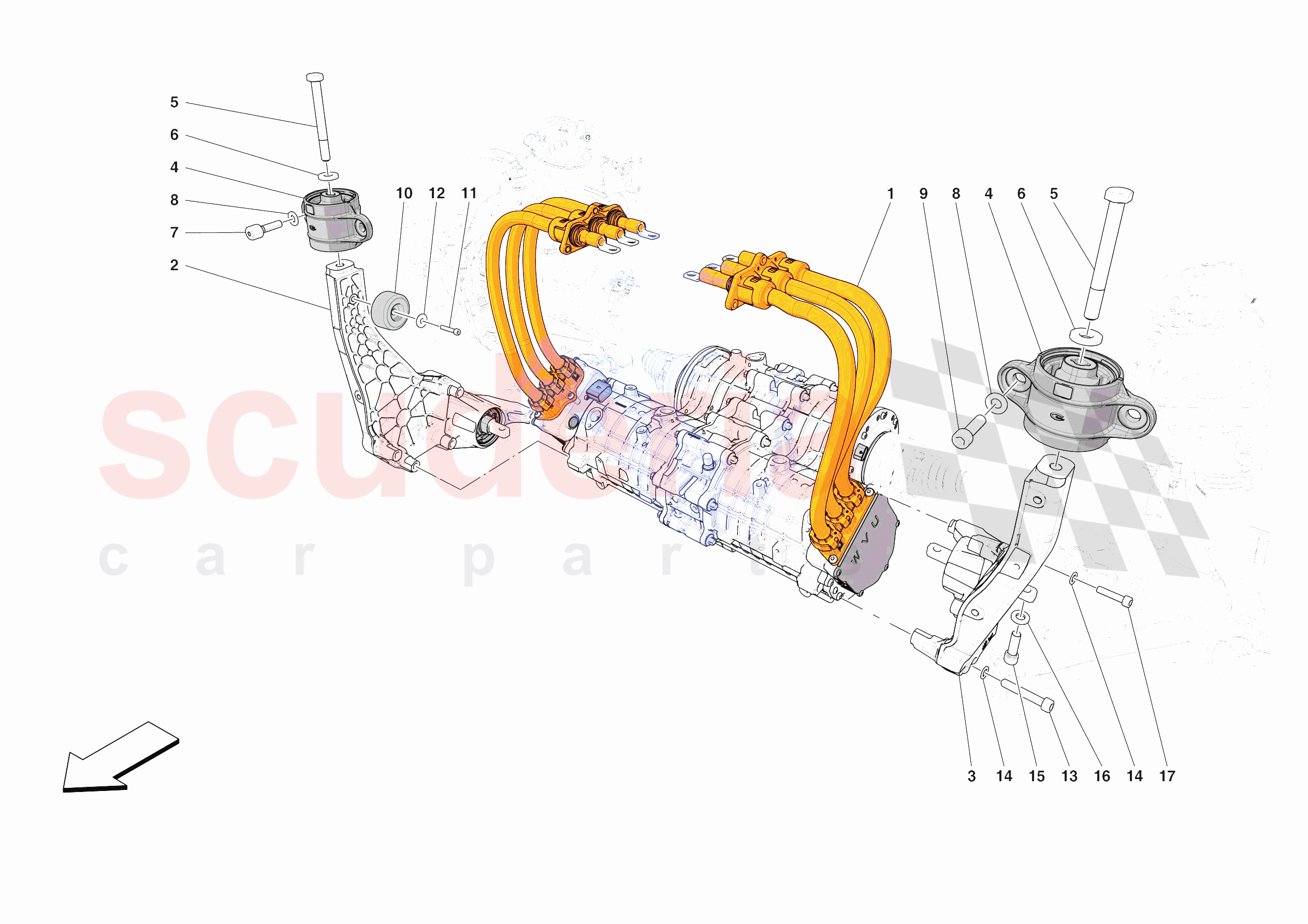 ELECTRIC AXLE of Ferrari Ferrari SF90 XX Spider Europe RH