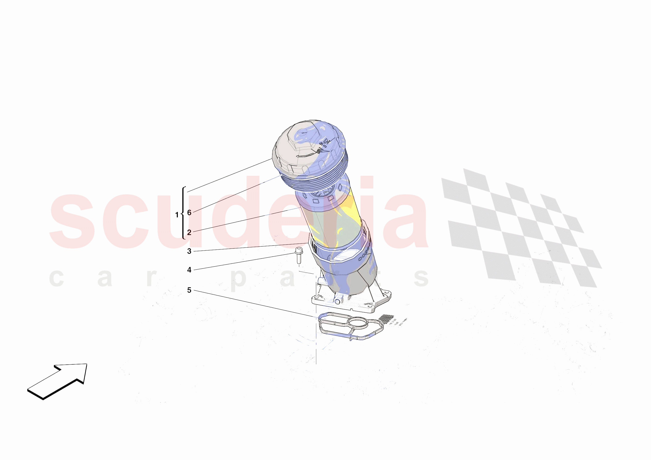 LUBRICATION FILTERS of Ferrari Ferrari SF90 XX Spider USA