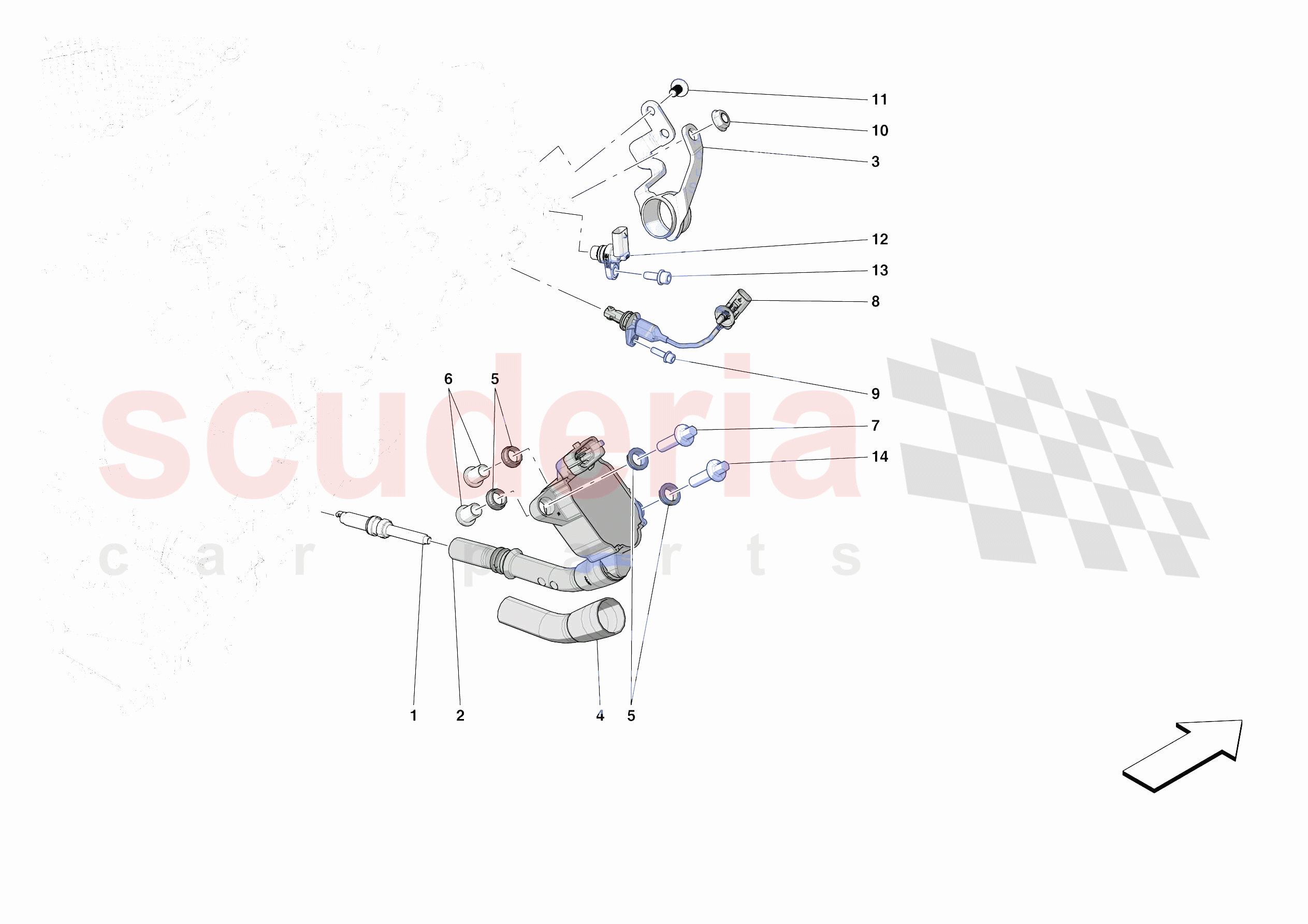 IGNITION COIL, SPARK PLUGS AND SENSORS of Ferrari Ferrari SF90 XX Spider USA