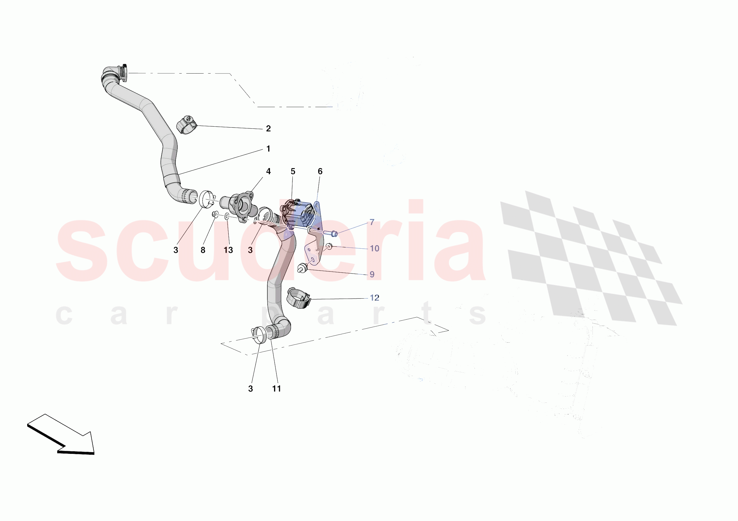 TURBOCHARGING SYSTEM ADJUSTMENTS of Ferrari Ferrari SF90 XX Spider USA