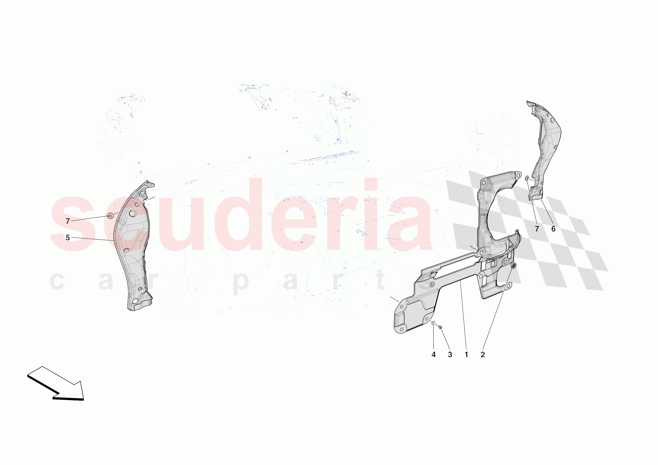 LUGGAGE COMPARTMENT INSULATION of Ferrari Ferrari SF90 XX Stradale Europe