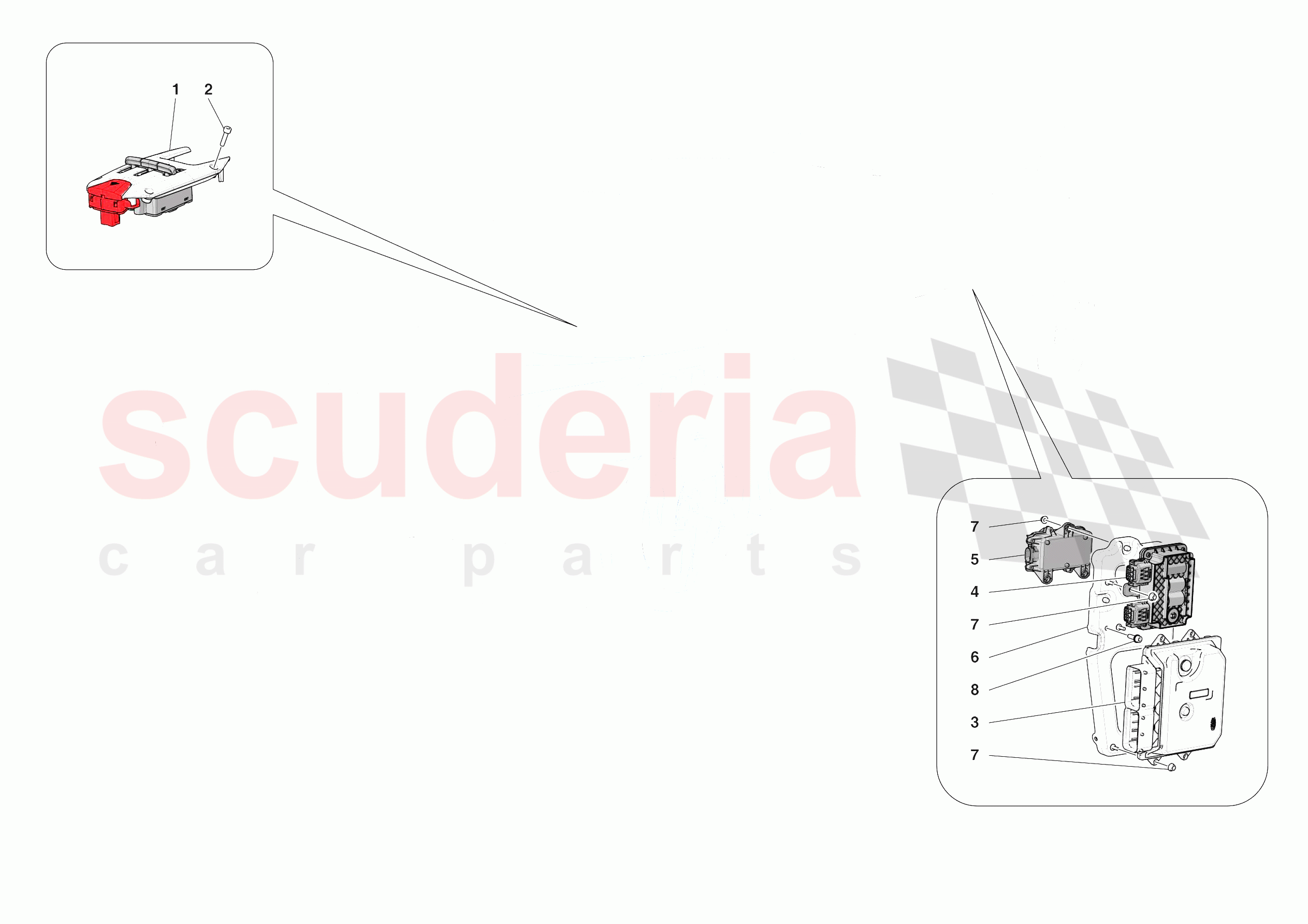 DCT GEARBOX SYSTEM of Ferrari Ferrari SF90 XX Stradale Europe RH