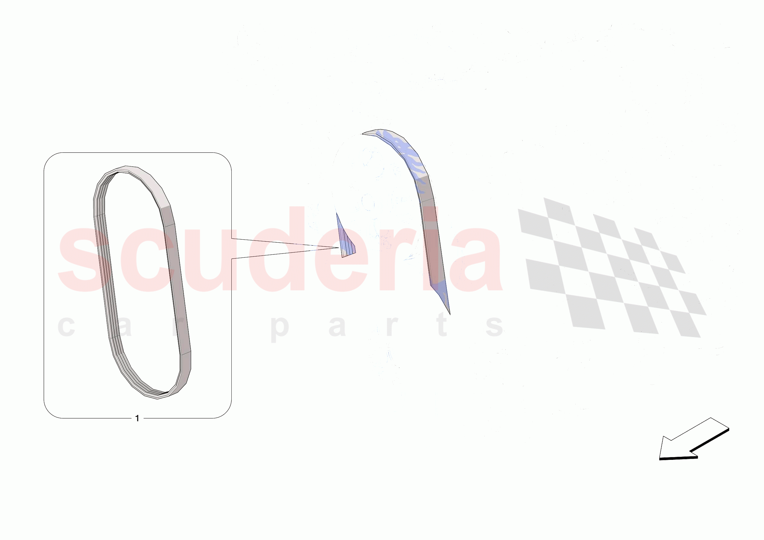 ALTERNATOR DRIVE of Ferrari Ferrari SF90 XX Stradale USA