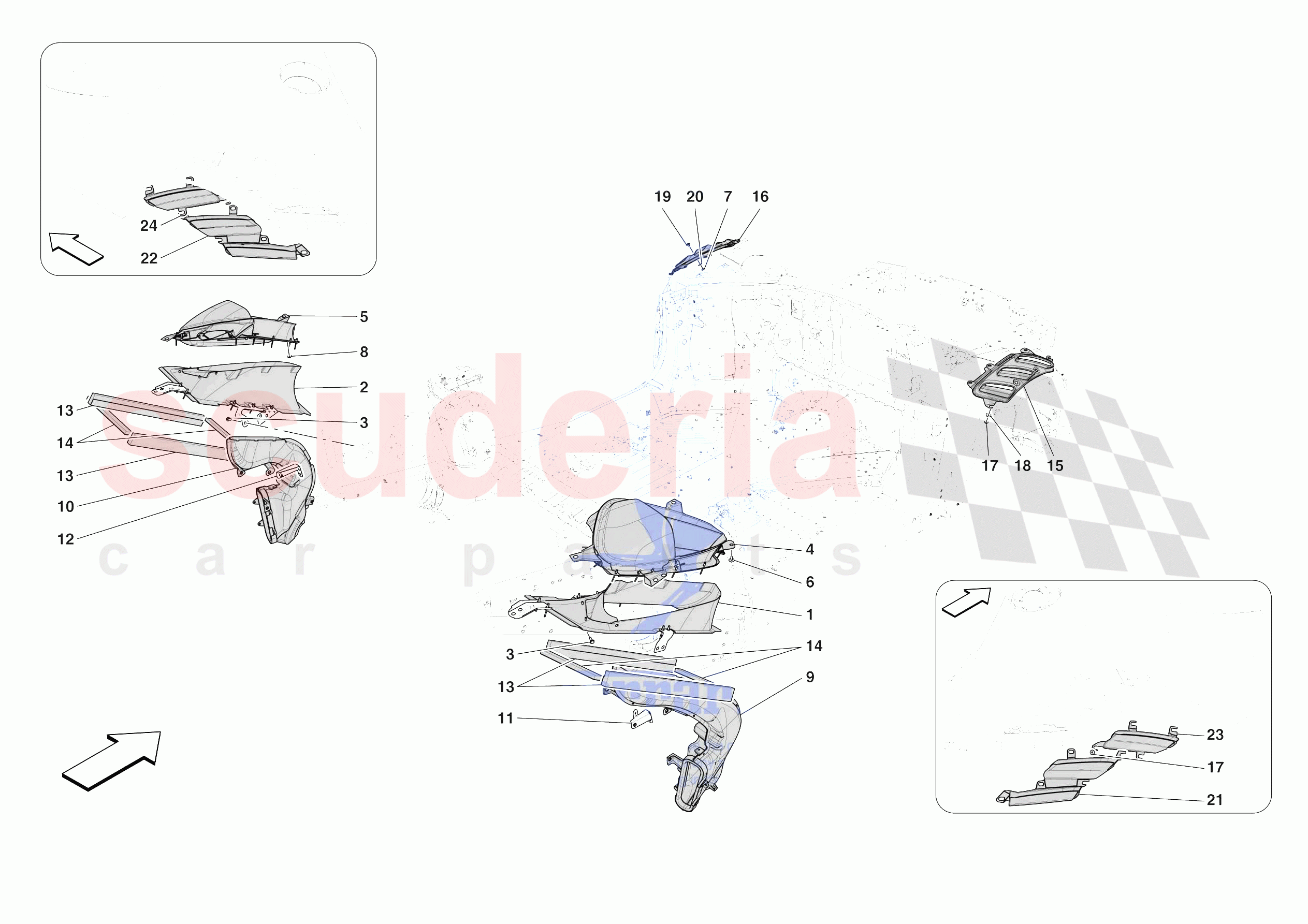 LATERAL AIR INTAKES of Ferrari Ferrari SF90 XX Stradale USA