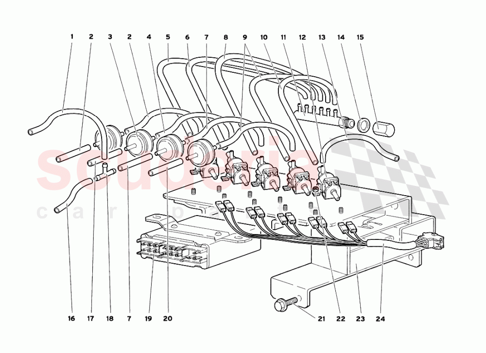 Climate Control 4 of Lamborghini Lamborghini Diablo SV (1999)