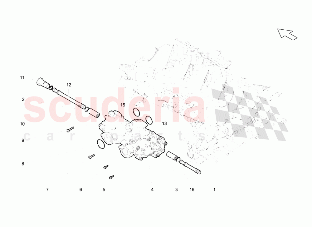 Oil Pump of Lamborghini Lamborghini Gallardo (2006-2007)
