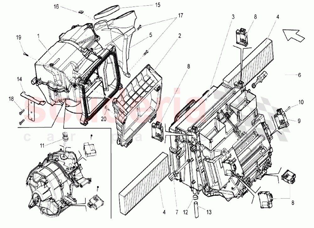 Air Conditioning System of Lamborghini Lamborghini Gallardo LP550 Coupe