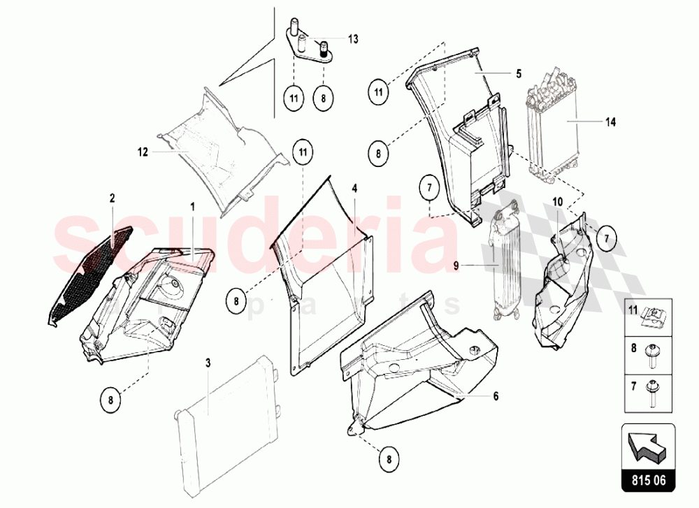 FRONT AIR CONVEYOR 2 of Lamborghini Lamborghini Aventador LP750 SV Coupe