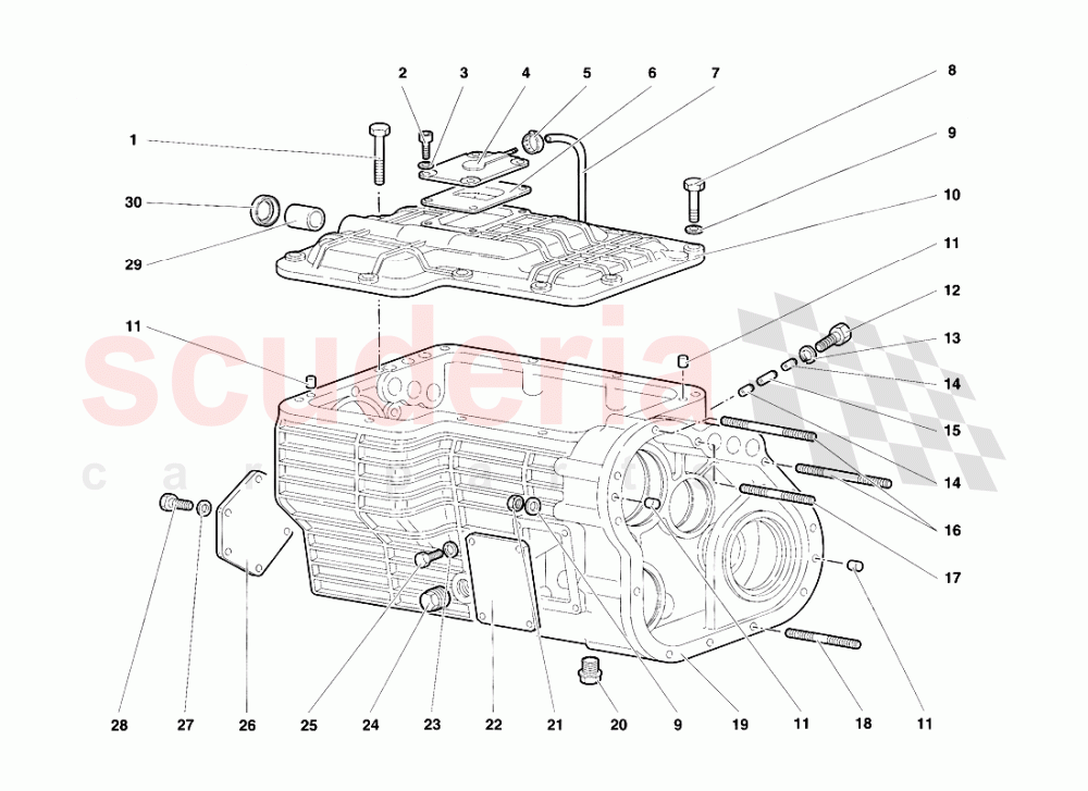 Gearbox of Lamborghini Lamborghini Diablo SV (1995-1997)