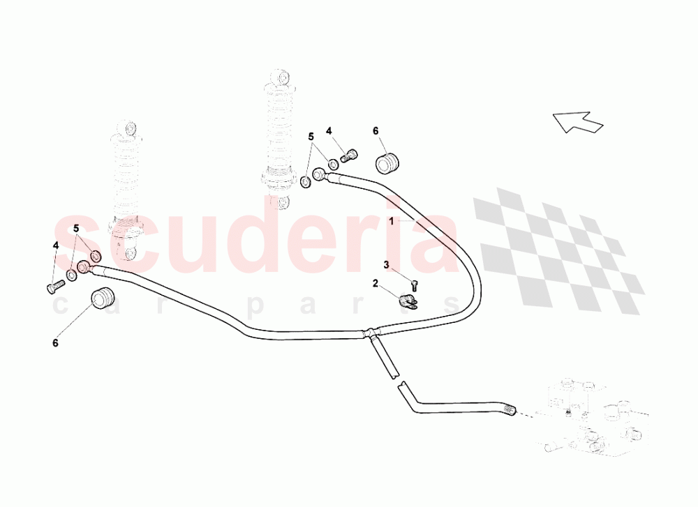 Jacking System of Lamborghini Lamborghini Murcielago LP640