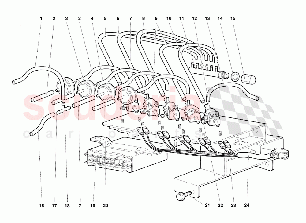 Climate Control 4 of Lamborghini Lamborghini Diablo SV (1995-1997)