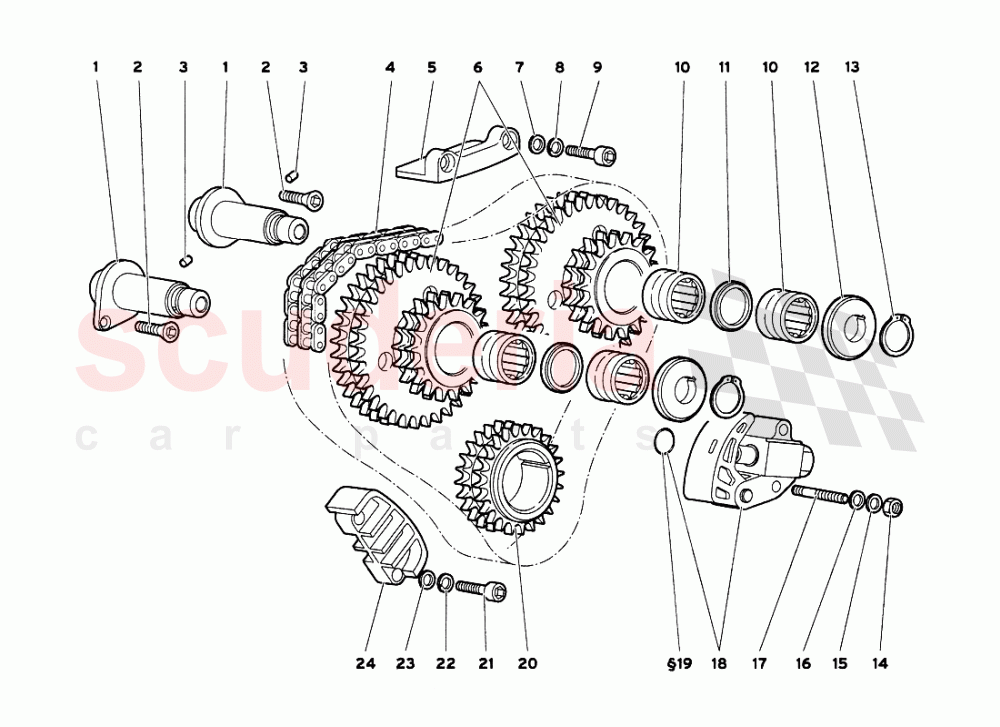 Timing System 2 of Lamborghini Lamborghini Diablo VT 6.0 (2000-2001)