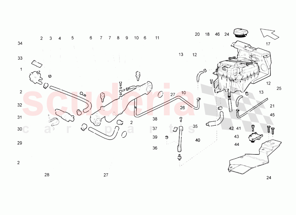 Water Cooling System 4 of Lamborghini Lamborghini Gallardo Superleggera