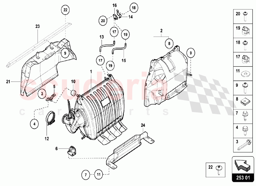 EXHAUST SYSTEM 3 of Lamborghini Lamborghini Aventador LP750 SV Roadster
