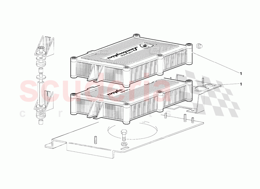 Electronic Injection Units (Valid for Saudi Arabia Version - October 1991) of Lamborghini Lamborghini Diablo (1990-1998)