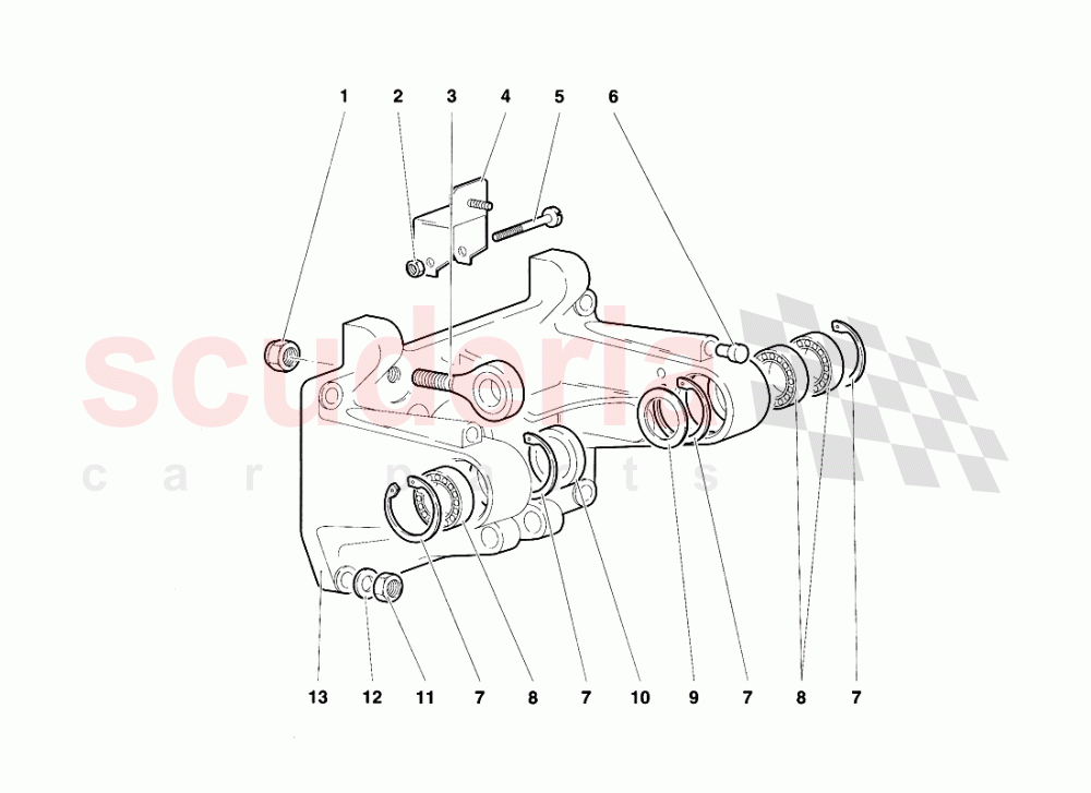 Pedal Mounting of Lamborghini Lamborghini Diablo SE30 (1993-1995)