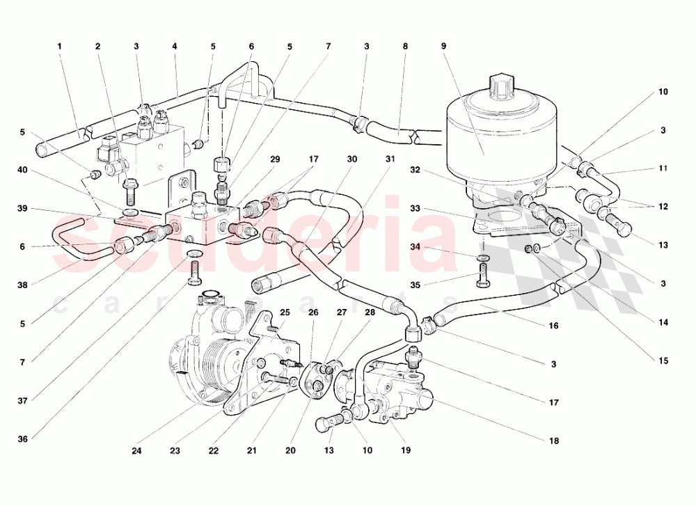 Steering 4 of Lamborghini Lamborghini Diablo VT Roadster (1998-2000)