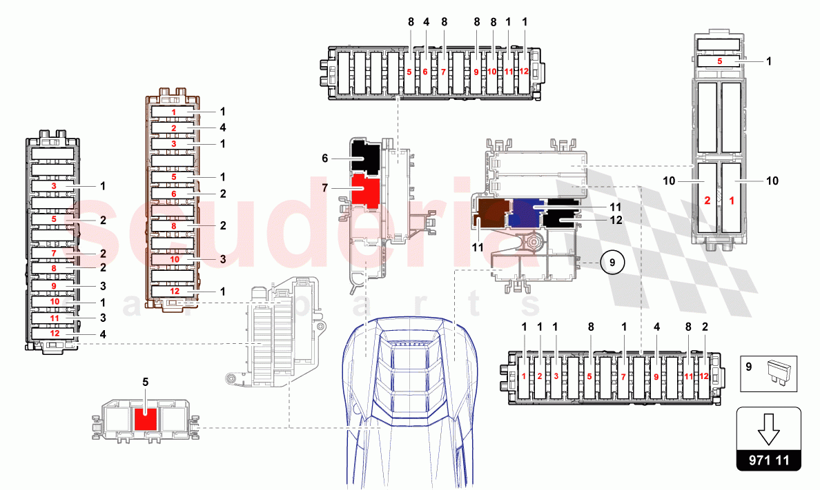 FUSES of Lamborghini Lamborghini Huracan STO