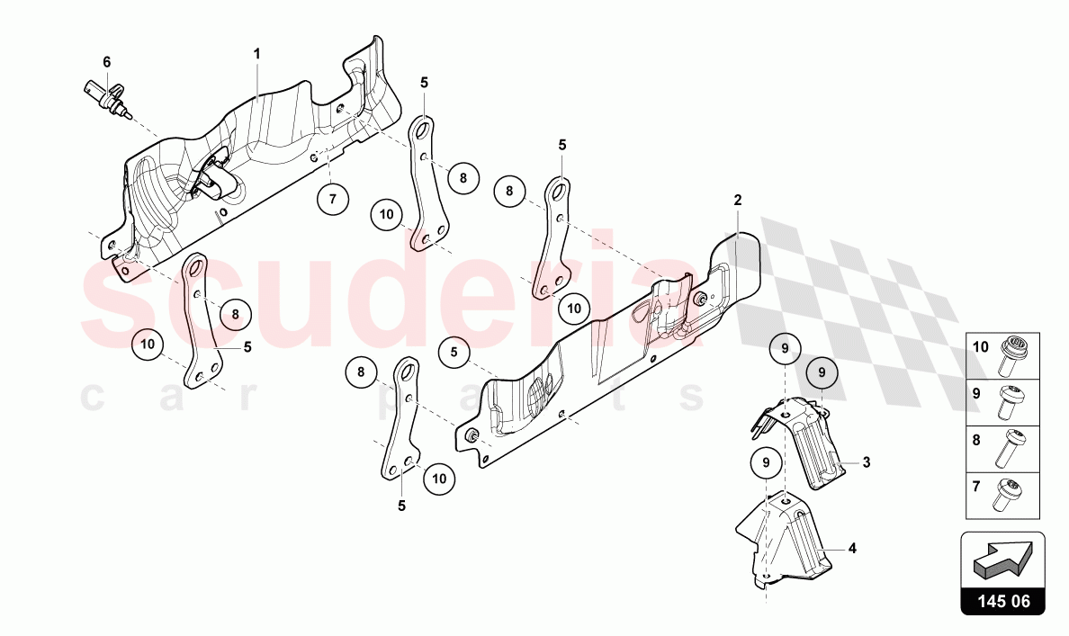 HEAT SHIELD of Lamborghini Lamborghini Urus (2019-2022)