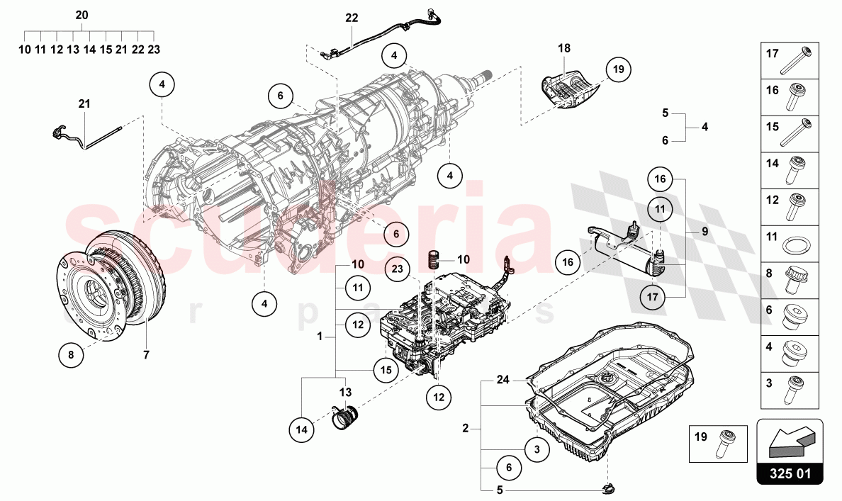 MECHATRONIC WITH SOFTWARE of Lamborghini Lamborghini Urus (2019-2022)