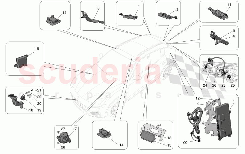 IT SYSTEM of Maserati Maserati Grecale Modena Automatic 2.0 T4 4WD 330HP MHEV