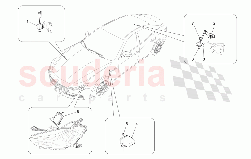 LIGHTING SYSTEM CONTROL of Maserati Maserati Ghibli (2014-2016) S