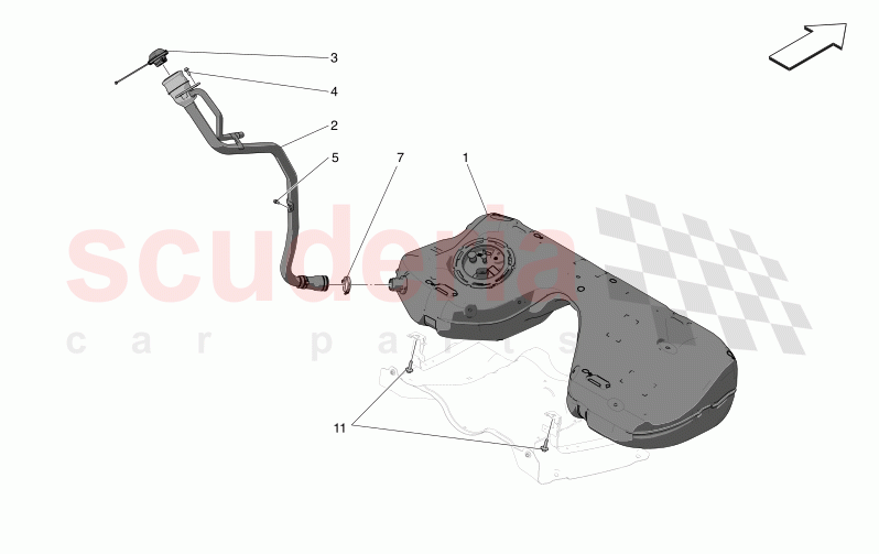 FUEL TANK of Maserati Maserati Grecale Modena Automatic 2.0 T4 4WD 330HP MHEV
