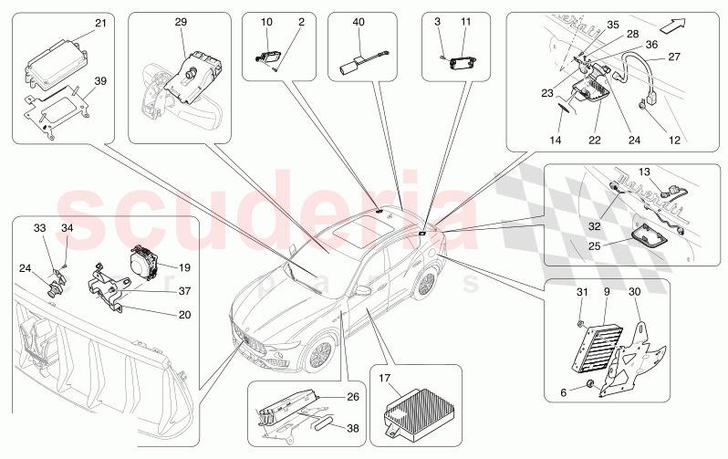 IT SYSTEM of Maserati Maserati Levante Modena Automatic 3.0 BT V6 4WD 350HP