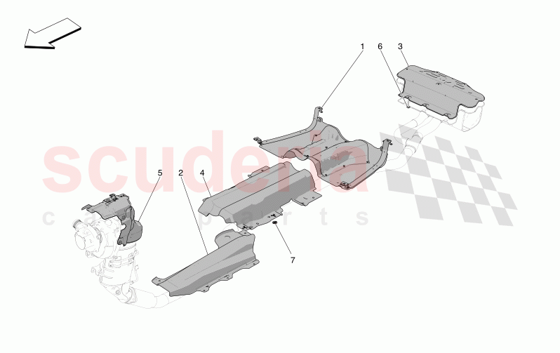 THERMAL INSULATING PANELS of Maserati Maserati Grecale Modena Automatic 2.0 T4 4WD 250HP MHEV