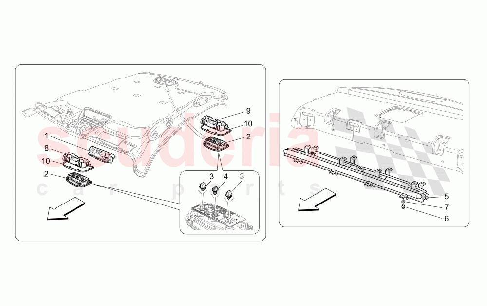 INTERNAL VEHICLE DEVICES of Maserati Maserati Quattroporte (2008-2012) S 4.7