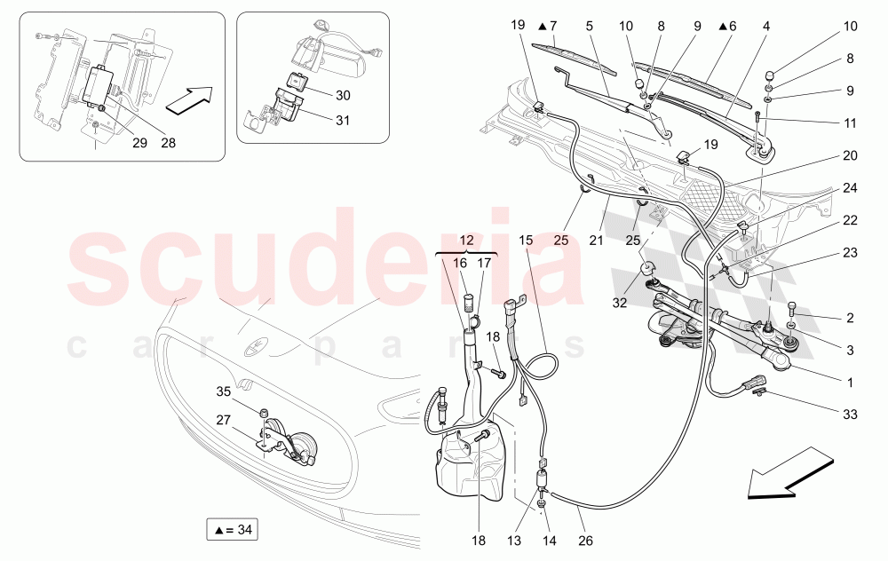 EXTERNAL VEHICLE DEVICES of Maserati Maserati GranTurismo (2007-2010) Auto