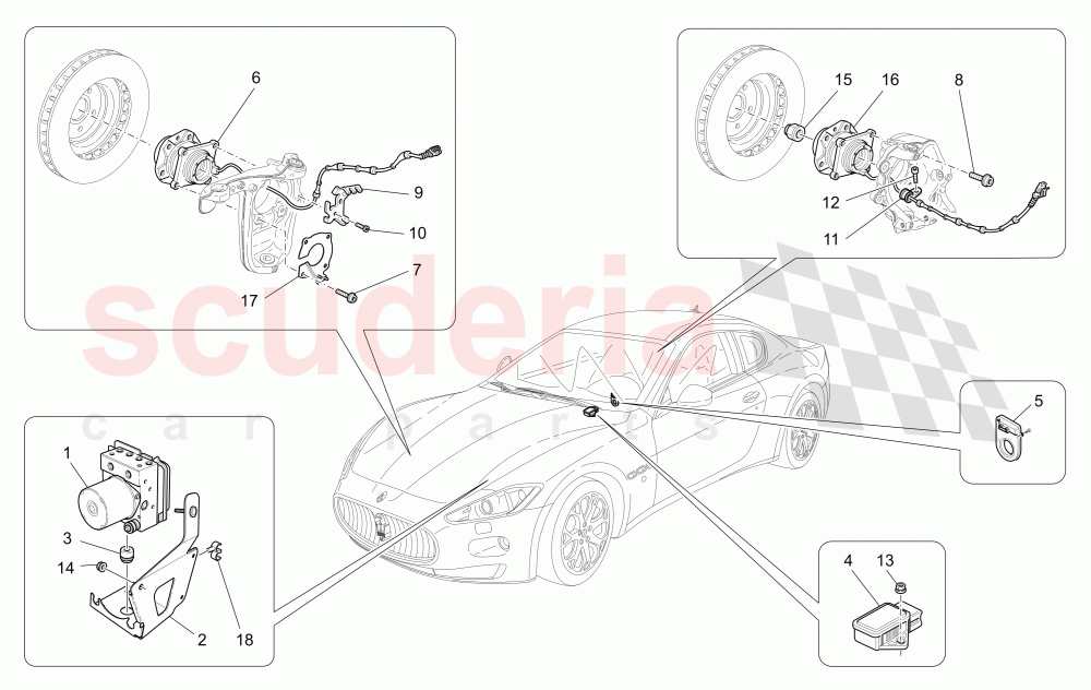 BRAKING CONTROL SYSTEMS of Maserati Maserati GranTurismo (2011-2012) S