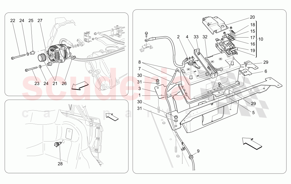 ENERGY GENERATION AND ACCUMULATION of Maserati Maserati GranCabrio (2017+) Special Edition