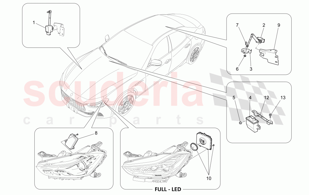 LIGHTING SYSTEM CONTROL of Maserati Maserati Ghibli (2017+) S Q4