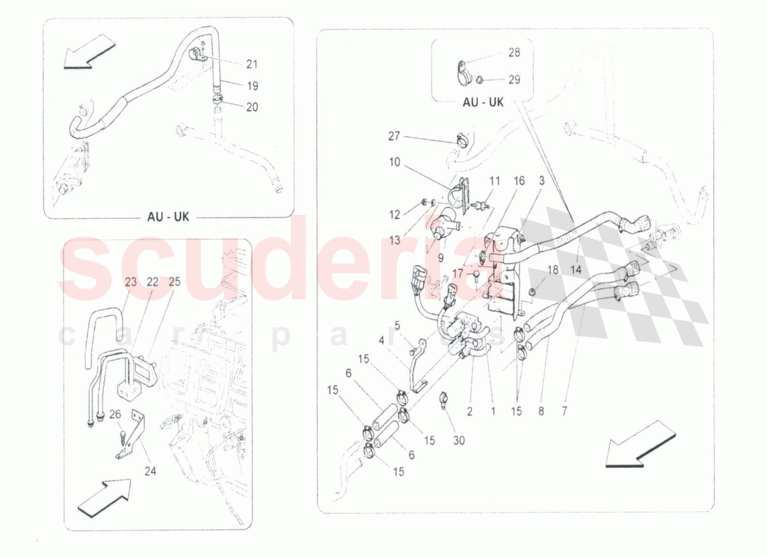 A/C Unit: Engine Compartment Devices of Maserati Maserati GranTurismo MC Stradale