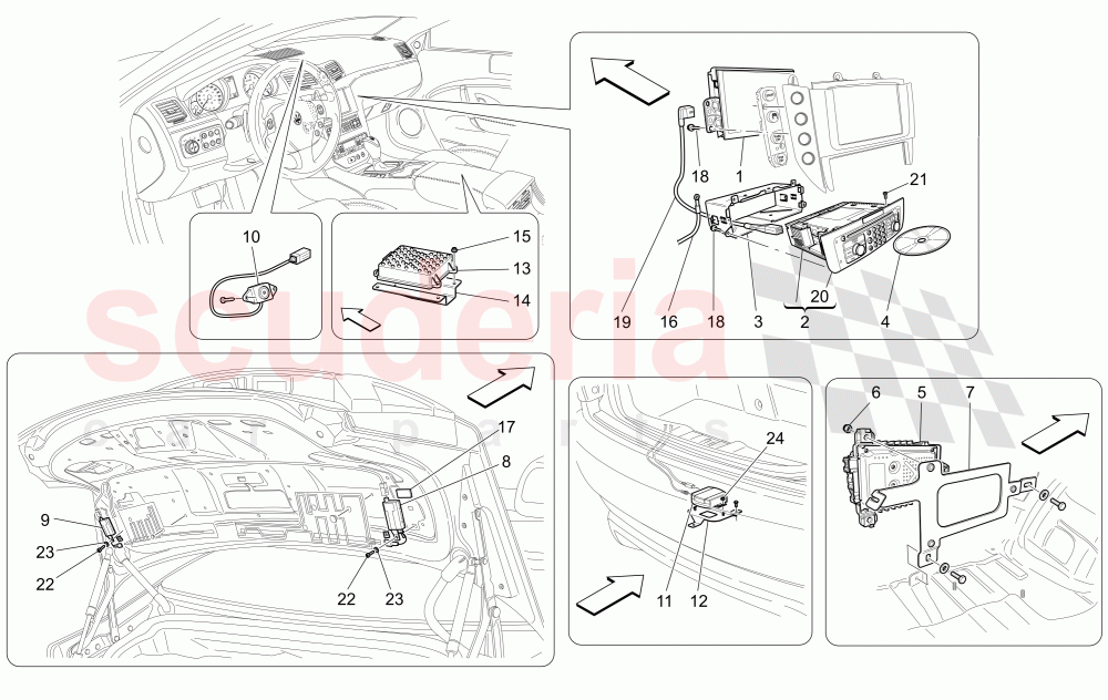 IT SYSTEM of Maserati Maserati GranCabrio (2011-2012) Sport