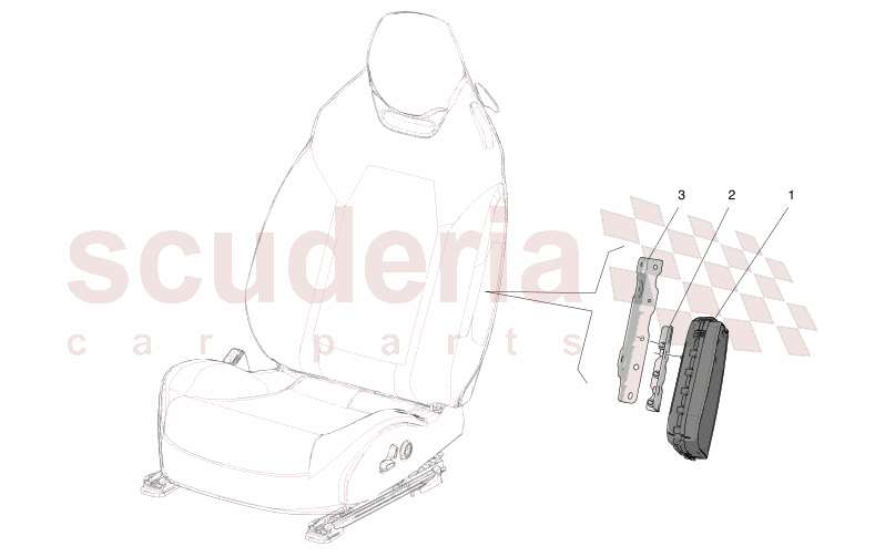 FRONT SIDE BAG SYSTEM of Maserati Maserati GranCabrio M189 TROFEO  AUTOMATIC 4WD 3.0 BT V6 550 HP